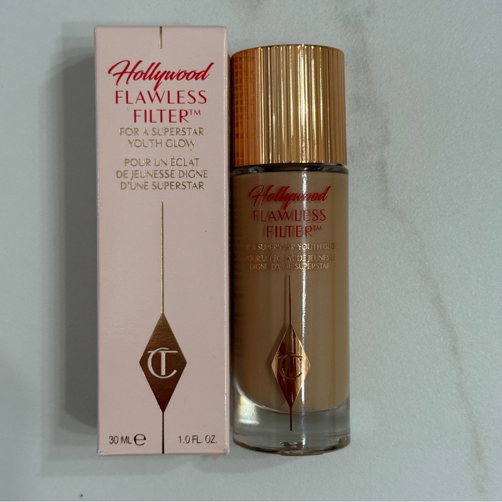 NWT!! Charlotte Tilbury Hollywood Flawless Filter - Shade 4 Medium Moyen - Picture 7 of 9